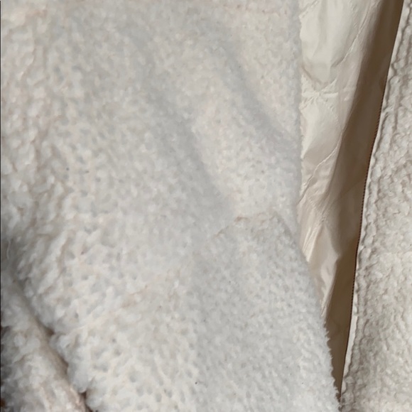 Sweaty Betty cream teddy Sherpa bomber coat jacket - Picture 6 of 8